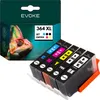 A box of EVOKE 364 XL ink cartridges with the cartridges displayed in front. Produktbild-Vorschau