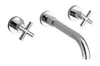 AXIA Miscelatore 3 fori per lavabo, cromo Anteprima dell’immagine prodotto 2