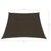 vidaXL Tenda da sole 160 g/m² Marrone 3/4x2 m HDPE Anteprima dell’immagine prodotto 13