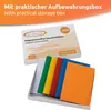 A box of colorful magnetic strips is shown with some strips fanned out in front of it. Anteprima dell’immagine prodotto