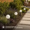 LED Solar Wegleuchte 'Globus' - warmweiße LED - H: 27cm - Produktbild-Vorschau 11