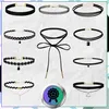Lot de 12 colliers ras du cou en dentelle noire avec Voir les images du produit 5