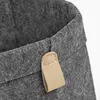 ZELLER Boîte de rangement en feutre anthracite 16x16x17cm Voir les images du produit 2