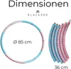 BLACKROX Fitnessreifen HOOPAROX Erwachsene Hula Fitness Produktbild-Vorschau 5