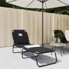 vidaXL Sonnenliege Klappbar Oxford-Gewebe & Produktbild-Vorschau 2