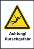 Achtung Rutschgefahr A2 (420x594mm) Schild Produktbild-Vorschau 1