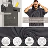 Frottee Badeponcho Damen Herren - Strandponcho 100% Produktbild-Vorschau 3