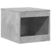 vidaXL Katzenklo Betongrau 47x59x42 cm Holzwerkstoff Produktbild-Vorschau 1