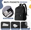 Schulrucksack Damen, Causal Travel Schultaschen 14 Zoll Produktbild-Vorschau 3