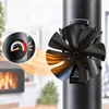Relaxdays Kaminventilator, ohne Strom, magnetisch, 8 Produktbild-Vorschau 8