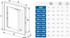 250x330mm Białe tworzywo ABS Trwały panel inspekcyjny Właz Podgląd zdjęcia produktu 3