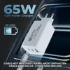 prio Chargeur mural GaN Power 65W PD PPS (USB C) + QC 3.0 Voir les images du produit 9
