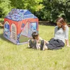 Relaxdays Spielzelt Polizei Station, f. Kinderzimmer, Produktbild-Vorschau 2