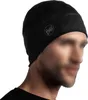 Buff Merino Lightweight Beanie Solid Black UNI Czapka Podgląd zdjęcia produktu 7