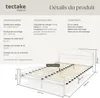 Lit design romantique avec sommier - 200 x 140 cm, Voir les images du produit 6
