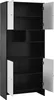An open cabinet with shelves and doors. Produktbild-Vorschau