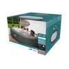 A box for a Lay-Z-Spa Whirlpool Mauritius AirJet hot tub, showing a picture of the hot tub in use. Produktbild-Vorschau