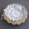 Zweiseitig Babynest ENGELSNEST XXL Blumen BRAUN Baumwolle/ Produktbild-Vorschau 4