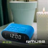 Muse M-10 BL, Digitaler Wecker, Oval, Blau, 87,5 - 108 MHz, Produktbild-Vorschau 4