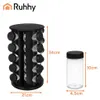 Ruhhy 27704 Lot de 20 pots à épices sur support pivotant à Voir les images du produit 3