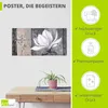 ARTland Poster Klassische Magnolie - grau Größe: 150x75 cm Produktbild-Vorschau 2