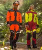 PSS Schnittschutzhose X-treme Air Orange/Grau Größe 50 Produktbild-Vorschau 2