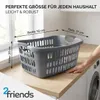 Wäschewanne 3er Set, große Wäschekörbe 55 x 37 x 20 cm, 30 Produktbild-Vorschau 2