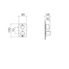 Dornbracht Unterputz -Thermostat mit 1-Weg-Mengenreg. Lisse Produktbild-Vorschau 1