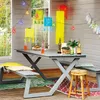 LED Solar Lichterkette mit 10 bunten LED Glühbirnen - 450 Produktbild-Vorschau 6