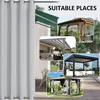 lot de 2 rideaux d'extérieur pour jardin terrasse pavillon Voir les images du produit 9