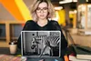 MuchoWow® Laptop Aufkleber Sticker Cover Zebra - Wand - Tür Produktbild-Vorschau 5