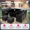 TecTake 403819, Černá, 10 sedadlo/sedadel, Dospělí a děti, Náhled obrázku produktu 5