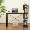 xDays Schreibtisch 120x60 cm mit Regal – Computertisch im Produktbild-Vorschau 11