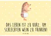 Mr. & Mrs. Panda wandtafel Igel Wein DIN A4 - Gelb Pastell Produktbild-Vorschau 1