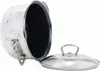 Emaille-Topf mit Glasdeckel PREMIUM weiß 20 cm, 3,5l Produktbild-Vorschau 4
