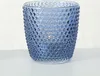 LS-LebenStil 4´er Set Glas Teelichthalter Retro Blau 7cm Produktbild-Vorschau 7