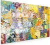 Küchenrückwand Spritzschutz Glas mit Motiv Abstrakte Kunst Produktbild-Vorschau 1