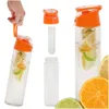 KIK - Wasserflasche mit Fruchteinsatz 800 ml orange Produktbild-Vorschau 1