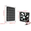 A solar panel and a fan are shown side-by-side with dimensions indicated. Náhľad obrázku produktu