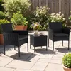 Set di mobili da giardino in polyrattan COSTWAY, 3 pezzi. Anteprima dell’immagine prodotto 2