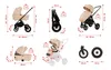 BabyLux® Kinderwagen 3in1 Set ROSSO, Beige Faltbar Leicht Produktbild-Vorschau 19