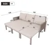 Ensemble de mobilier de jardin extensible Flieks pour 3 à 5 Voir les images du produit 5