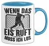 Eishockey Spieler Geschenk Tasse Vintage Ice Hockey Retro Produktbild-Vorschau 1