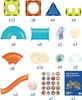 Magnetické kostky 75 dílků - vzdělávací hračka STEM, 3D Náhled obrázku produktu 20