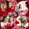 Rose éternelle rouge 925 argent Collier boîte cadeau Voir les images du produit 6