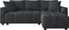 Merax 3-Sitzer Sofa, L-förmiges Ecksofa mit Chaiselongue, Produktbild-Vorschau 7