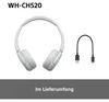 Sony WH-CH520, Kabellos, Anrufe/Musik, 147 g, Kopfhörer, Produktbild-Vorschau 14