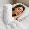 Bettdecke - Winter - 200x200 cm - Warm - Weiß - aus Produktbild-Vorschau 8