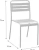 sweeek - 2er-Set Gartenstühle aus Stahl  - Grün Produktbild-Vorschau 5