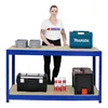 Höhenverstellbare Werkbank DINO | HxBxT 90x160x60cm | Produktbild-Vorschau 6